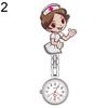 Numeral Analog Quartz Clip-On Fob Nurse Doctor Hanging Luminous Pocket Watch