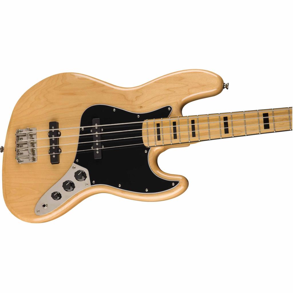 Squier by Fender Classic Vibe '70s Jazz Bass Electric Bass, Natural