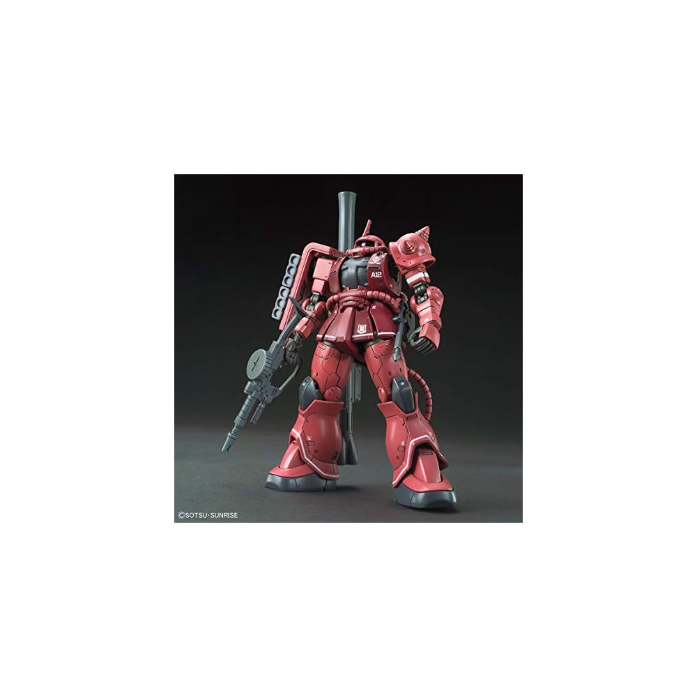 HG Gundam The Origin Заку II Чара Версия Красной Кометы Масштаб 1/144 Пластиковая Модель с Цветовой Кодировкой