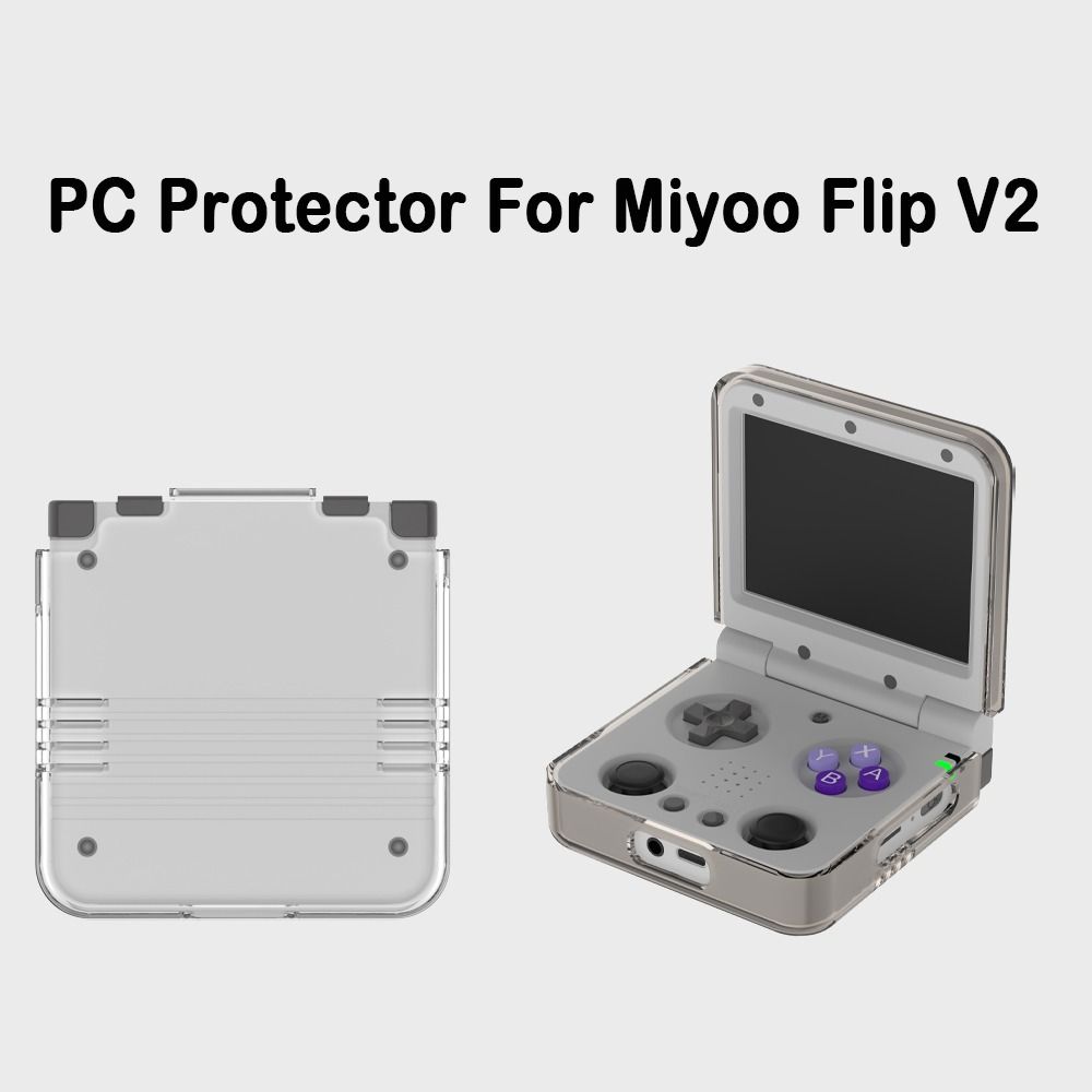 Защитный противоударный корпус для игровой консоли PC, новый жесткий чехол для Miyoo Flip V2