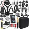 Gurmoir Action Camera Accessory Kit for GoPro Osmo Action 5 Insta 360 and More Action Includes Bike Helmet Backpack and Hat Clip 13/12/11/10/9,