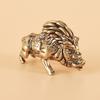 Brass Chinese Ox Year Mascot Incense Sticker