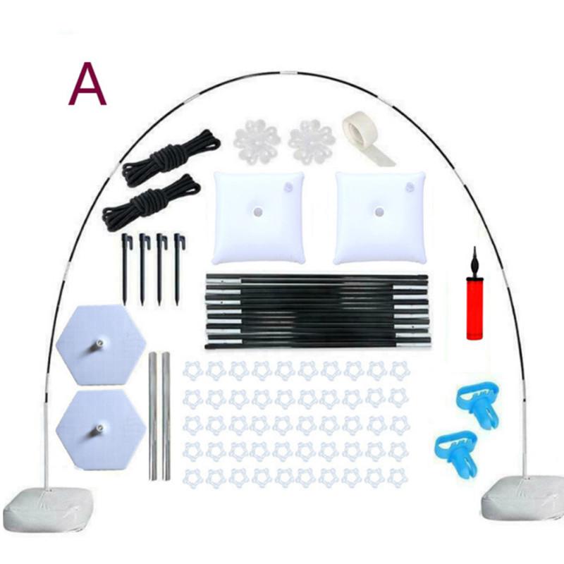 Комплект арки из воздушных шаров Регулируемая подставка для арки из воздушных шаров для украшения свадьбы, выпускного, дня рождения