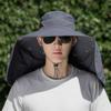 Neck Protection Men Sun Hat Cloth Fisherman Hat Fashion Summer Bucket Hat  Male
