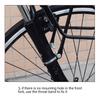 Bicycles Front Rack 15KG Capacity Mountain Bicycles Pannier Rack Cargo Carrier Rack Steel Luggage Touring Carrier Rack