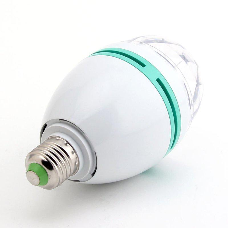 Горячий! Onedayshop® RGB Crystal Ball Effect Light E27 Светодиодное вращающееся сценическое освещение для дискотеки DJ Party