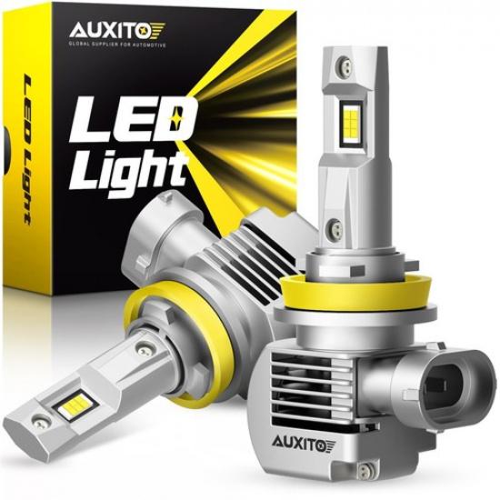 Pair H11 LED Headlight High Low Beam Bulbs Super Bright CANbus High Power