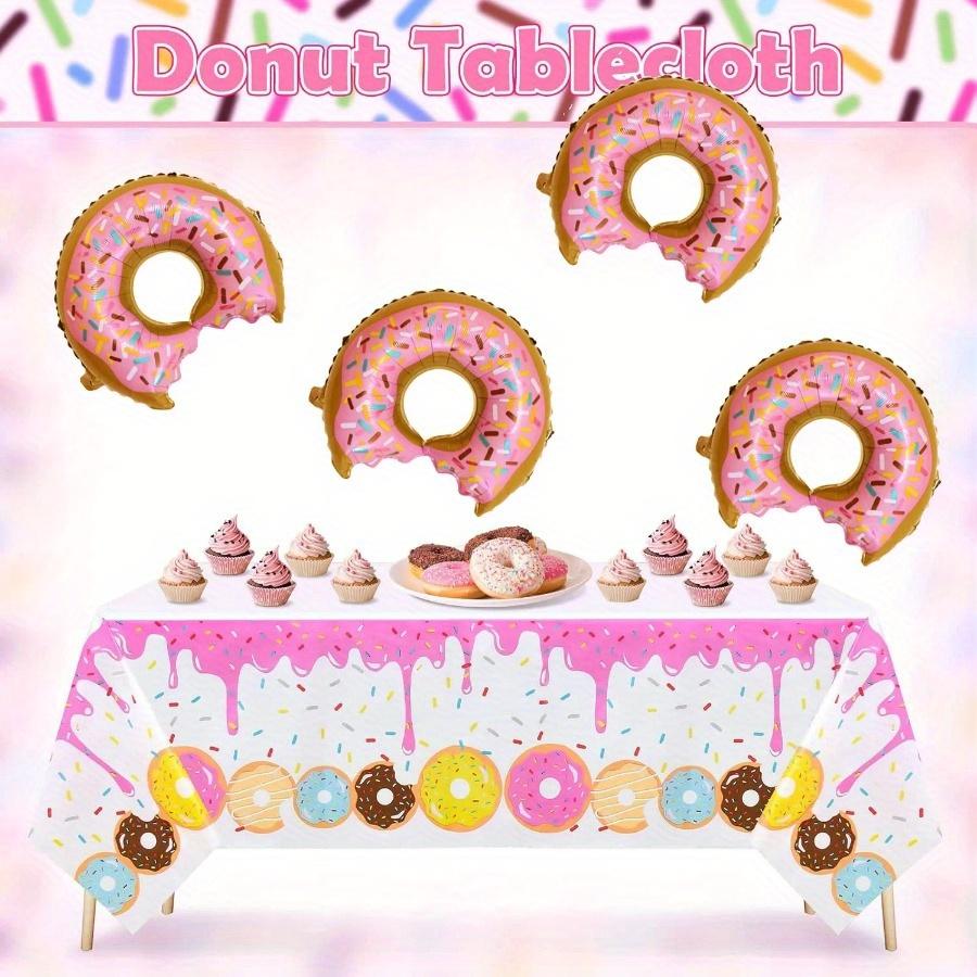 Розовый пончик из алюминиевого воздушного шара, украшение для вечеринки, подходит для детей и девочек, вечеринка по случаю дня рождения. Добро пожаловать, детская вечеринка.