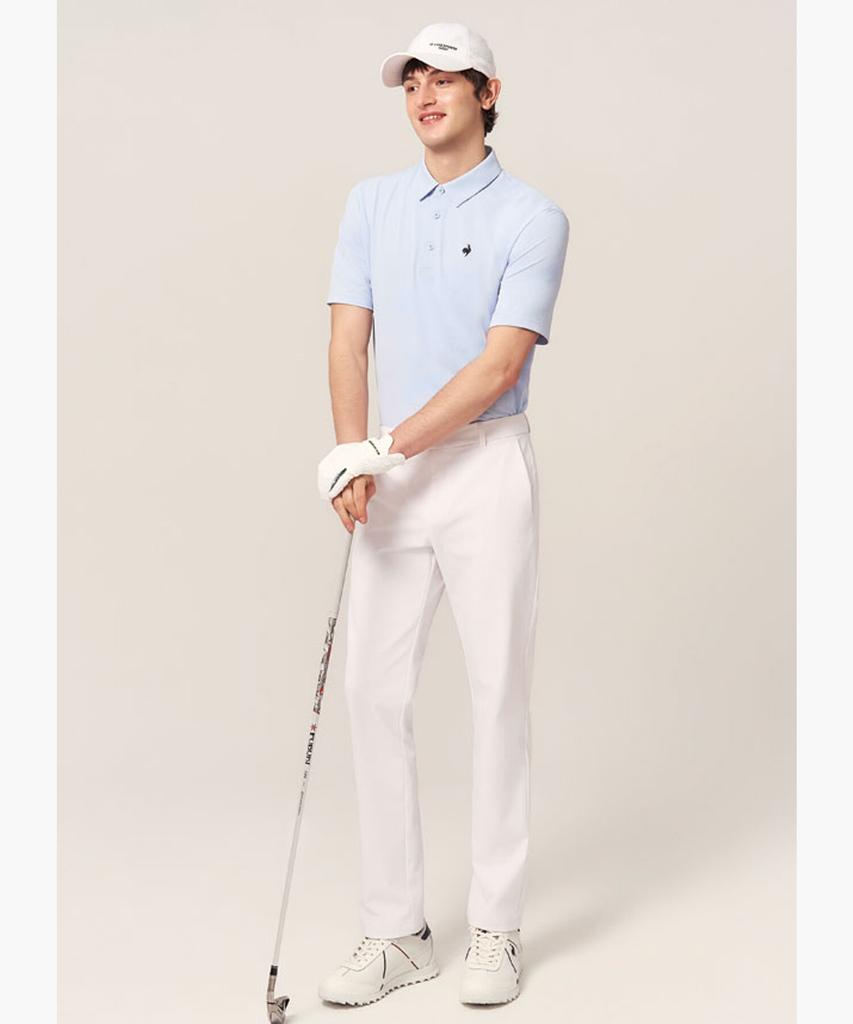 LECOQ GOLF Мужские эластичные брюки для гольфа белые Gr121Mpt21