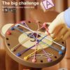 Kids Bear Rope Untangling Game Logic Thinking Focus Training Rope Board Game Parent-children Interactive Educational Colorful Elastic Rope Unhitching