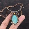 Amazonite Necklace Copper Wire Wrapped Gemstone Jewelry Handmade Adjustable Necklace Women Jewelry Copper Wire Wrap Necklace Gift For Friend