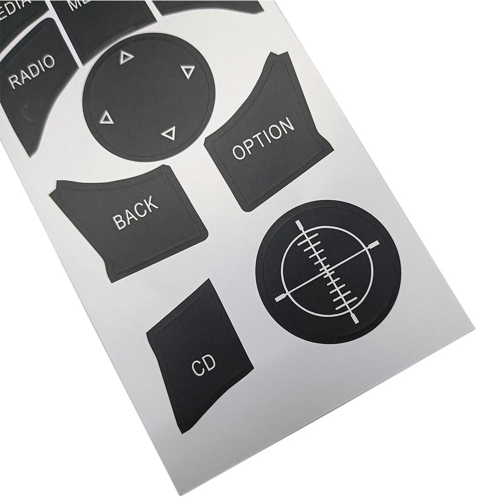 Комплект наклеек для ремонта кнопок автомобиля для BMW 3 серии E90 E92 E93 2009-11 iDrive