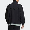 adidas Мужская рабочая одежда Originals Trefoil с логотипом и ребристыми манжетами, черная HY7241