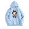 Fashion Men Women's Hoodies Cartoon Labubu Monster Print Pullover Top Casual Sweatshirt Kids Hoodies Clothing