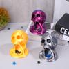 3D Skull Dice Tower Skeleton Figurines Sculpture Decorative Ornament Creative Storage Tray Dnd Dice Rolling Tower Halloween