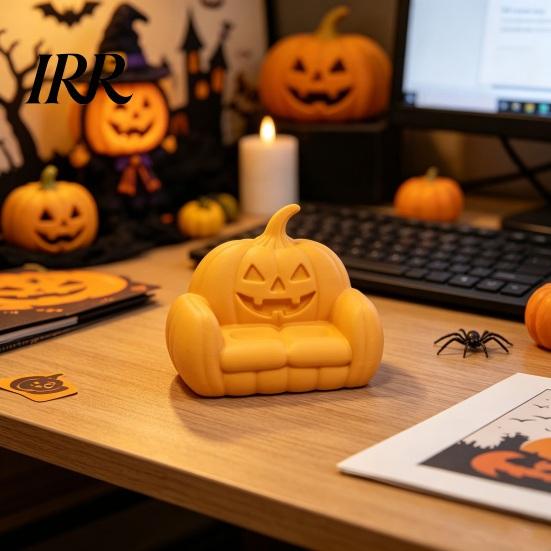Cool Spooky Tray for Jewelry Halloween Tray, 3D Printed Ghost Pumpkin Couch Shaped Trinket Dish, Gothic Small Decorative Dish Rings Earrings Necklaces