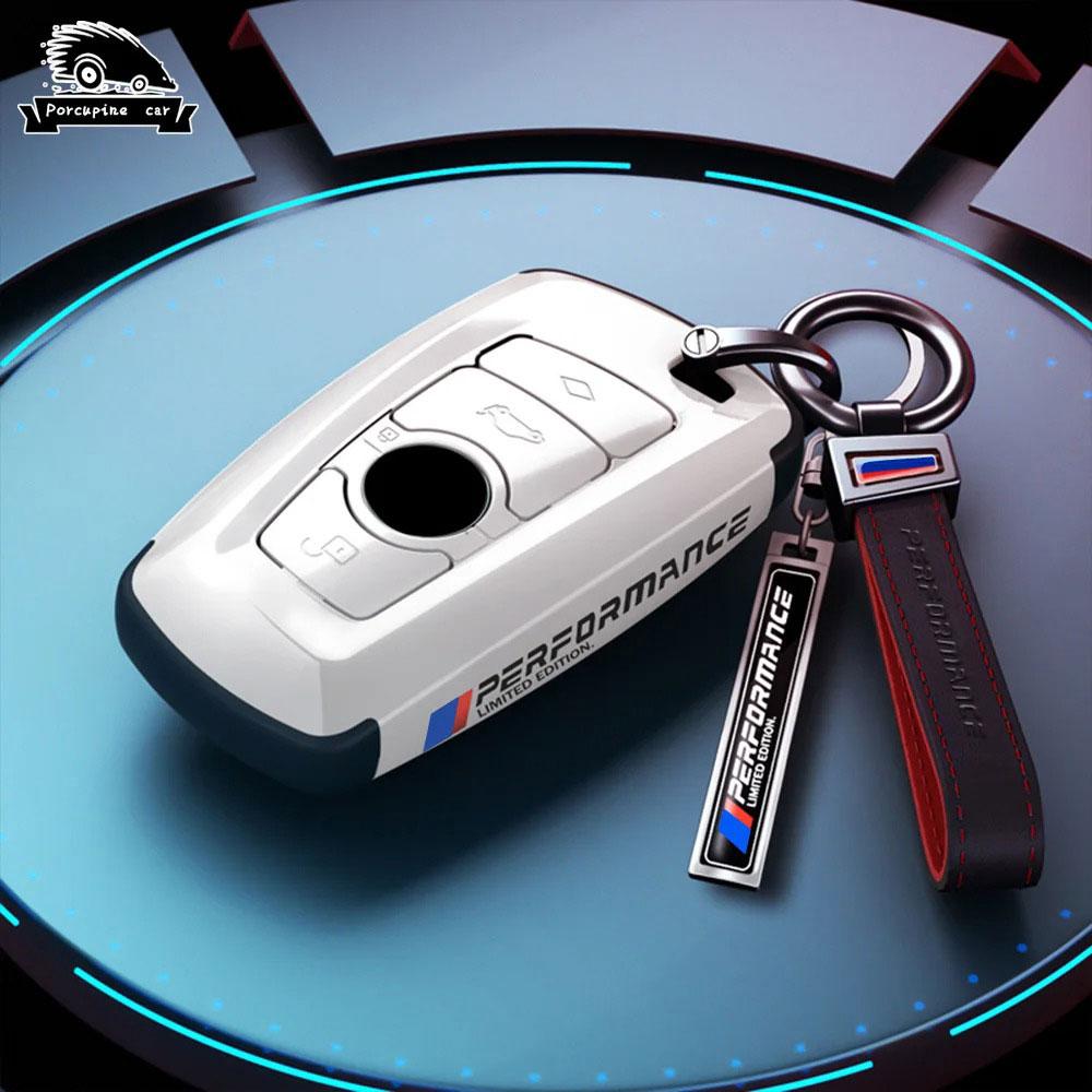 Carbon fiber PC Car Smart Key Fob Case Cover For BMW 3 4 5 Series GT 320i 530i 550i F20 F21 F30 F31 F25 F01 F10 M3 M4 keychain