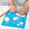 1pc Blue Silicone Mat Kitchen Kneading Dough Baking Mat Dough Pads Slip Baking Roller Surface and Surface Mat Kitchen Tools