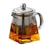 Octavius | Чайник из боросиликатного стекла в форме пирамиды с заварочным устройством - 900 мл | Съемное заварочное устройство и крышка | Термостойкий | Идеально подходит для 6-7 чашек