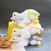 Goose Keychain Plush Toys Stuffed Animal Pp Cotton Fill Bag Charm Accessory
