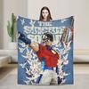 Adrian Chase  Vigilante Peacemaker Flannel Blanket  Soft Warm Bedding Throws for Home Decor Airplane Bedspread Sofa Bed Cover