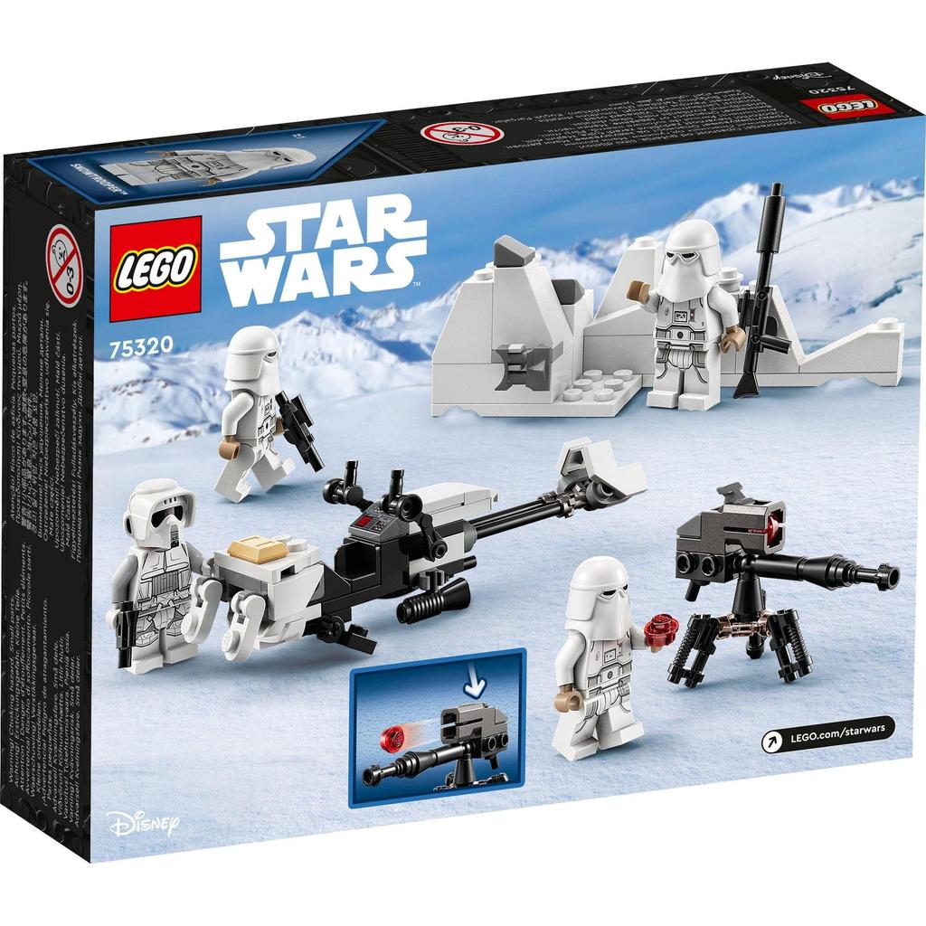 LEGO Star Wars Snowtrooper Battle Pack 75320 Игрушечный блок Подарочный Sentai Hero Мальчики от 6 лет и старше (TM)