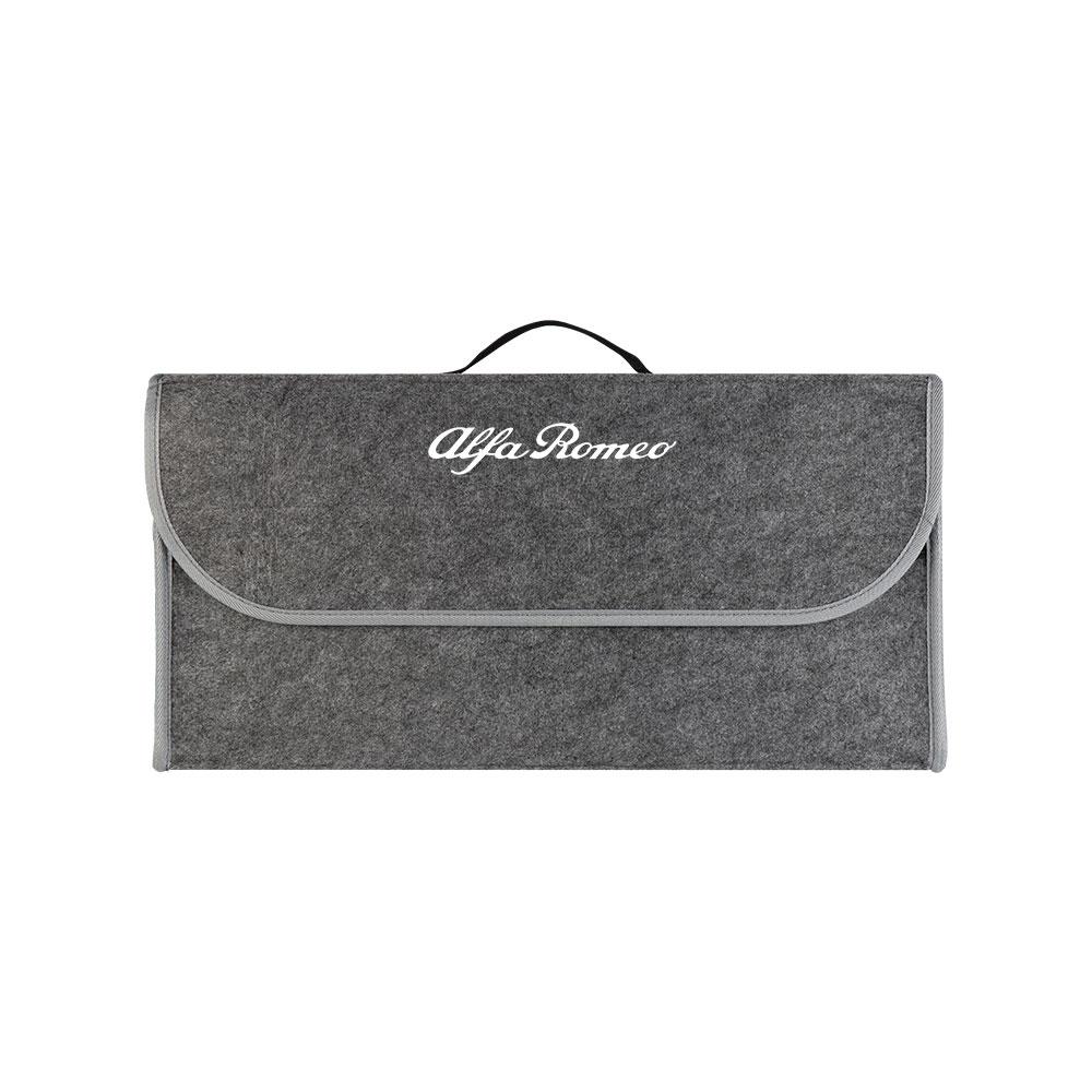 DYSA7 1pc Anti Slip Soft Felt Storage Box Car Trunk Organizer Foldable Box For Alfa Romeo Giulietta GT 159 147 Sportiva Accessories