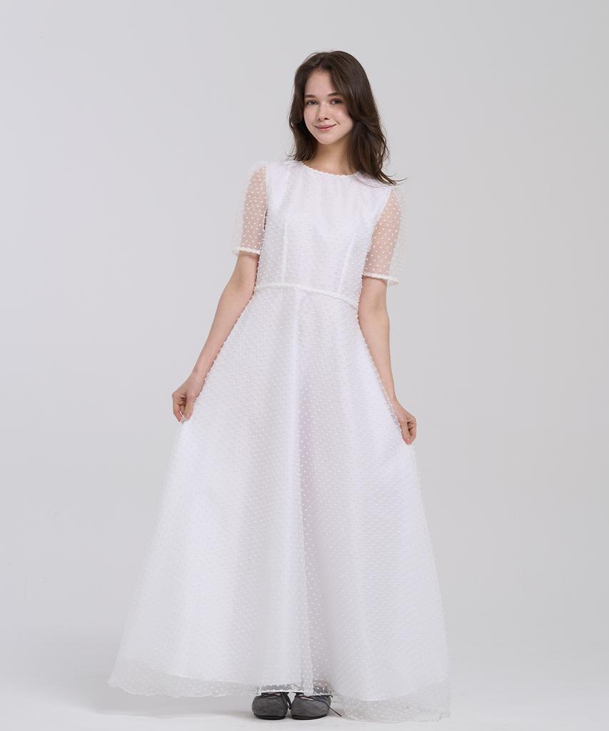 Reve Hearted Cantilena Dress - White