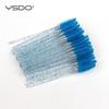 YSDO Quality Disposable Crystal Eyelash Makeup Brush Diamond Handle Mascara Wand Eyelash Extension Tool 5 50, 50 Pcs Crystal Blue, 50 Pieces