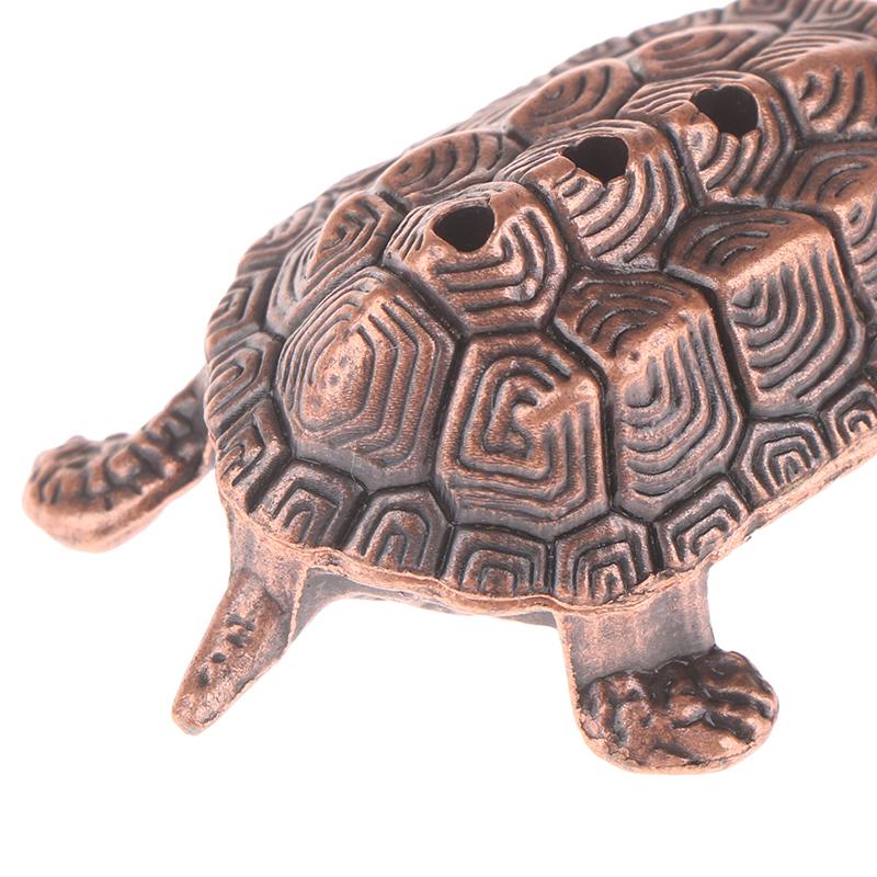 Портативная курильница, мини-металлическая черепаха, ароматическая палочка, горелка для животных, подставка для благовоний, аксессуар для чайного домика, домашний декор