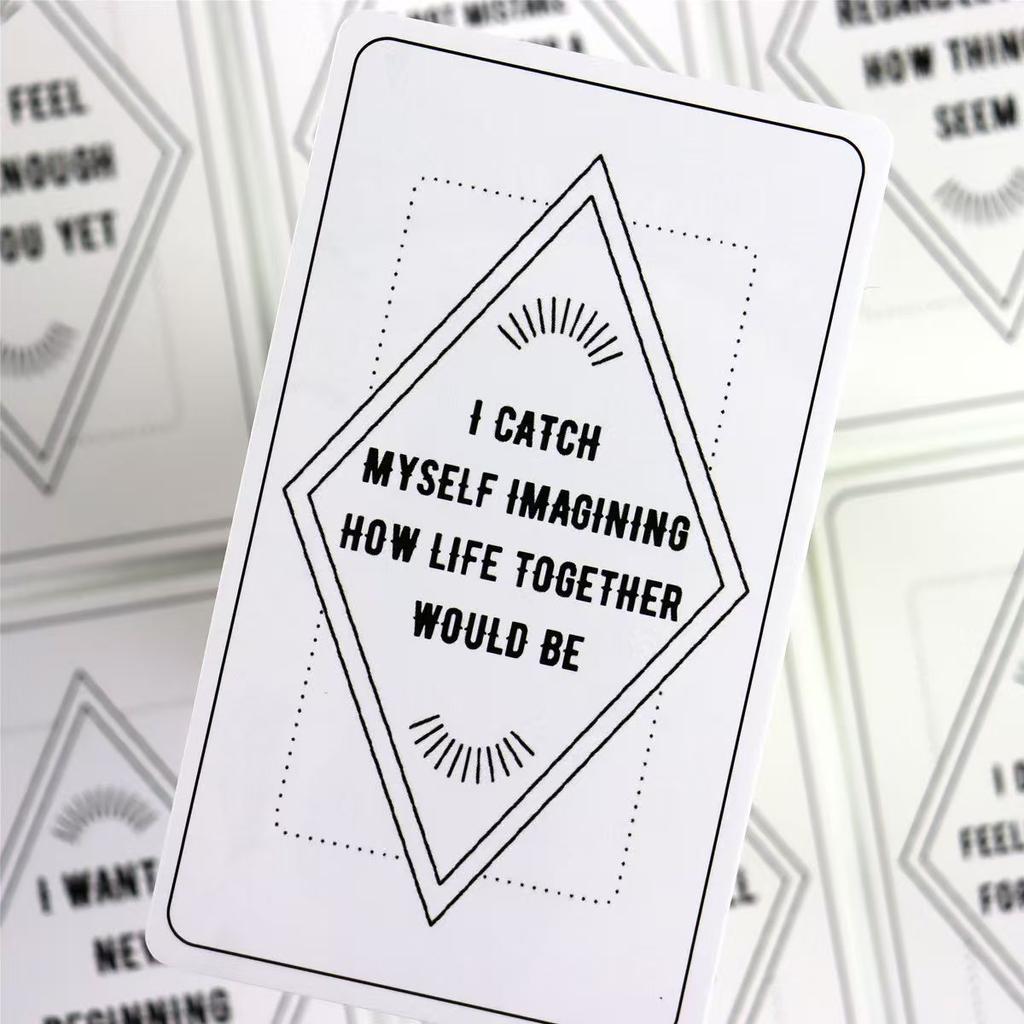 Сообщения Близнецового Пламени Оракул Карты Родственная Душа Колода 10.3*6 см для экстрасенсорной любви и чтения отношений 54 шт. Карт