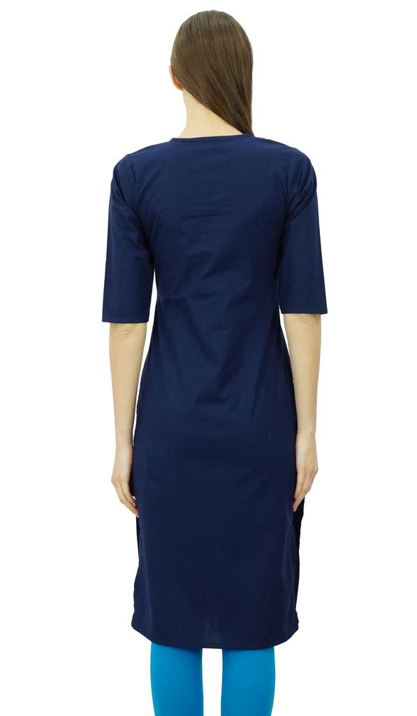 Phagun Cotton Designer Kurta Women Ethnic Top Tunic Indian Dress Straight