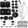 Pneumatic Air Pressure Bleeder, Brake Pressure Bleeding Tool Portable Brake and Clutch Bleeder Valve System Kit Garage Workshop Mechanics Brake Oil