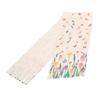 Rectangle Table Runner Floral Pattern Reusable 70.9x11.8in Waterproof Tear Resistant Linen Table Runner for Parties