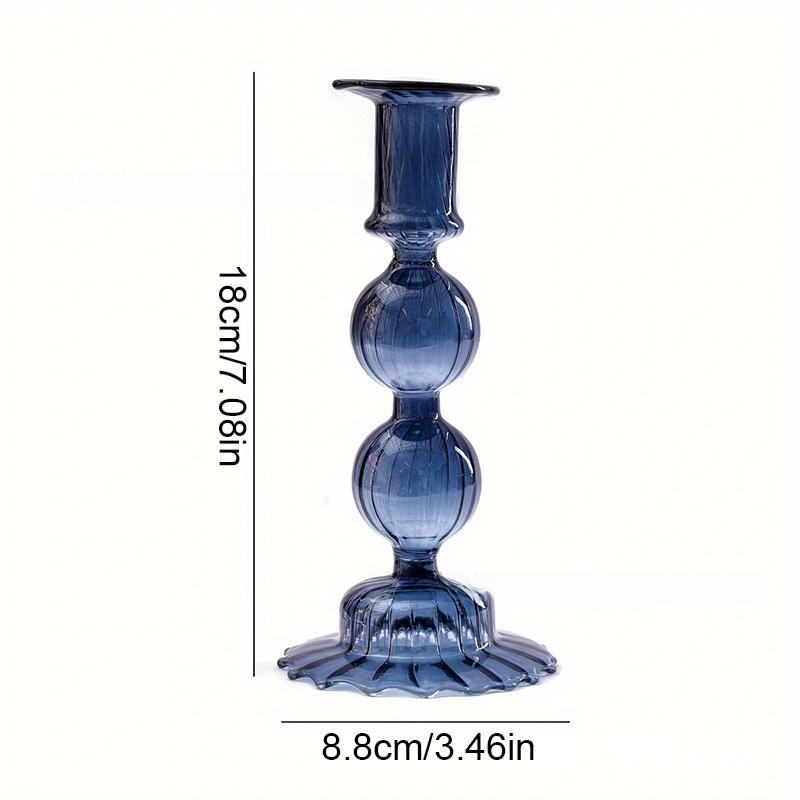 1шт стеклянная ваза гостиная столовая настольное украшение премиум-класса подсвечник композиция свет роскошный стиль мульти-стиль
