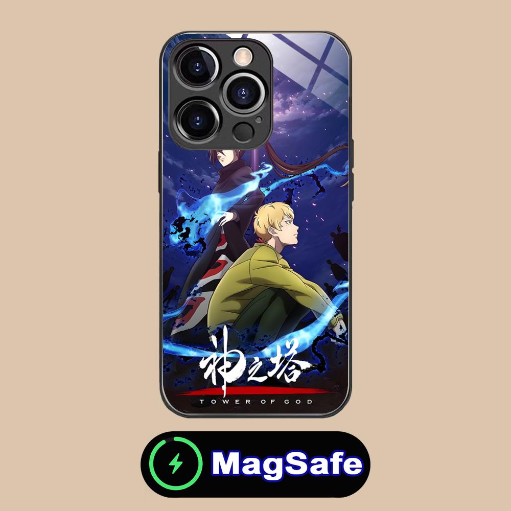 Чехол для телефона Anime Game Tower of God для iPhone 17 16 15 14 13 12 11 Air Pro Max Plus Mini MagSafe Стеклянный Цветной Чехол Смартфон