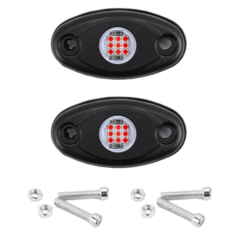 Автомобильные аксессуары светодиодные фары Rock Lights 9 светодиодов Underglow Lights IP67 водонепроницаемые лампы Trail Rig для пикапов грузовиков