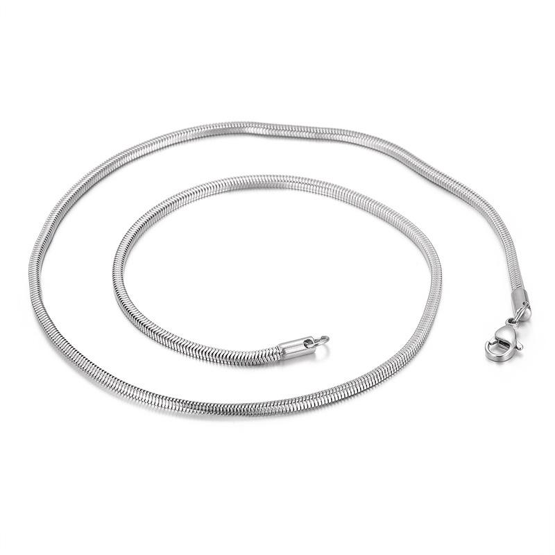 Европейское и американское индивидуальное рок-хип-хоп хип-хоп ветровое титановое стальное мужское и женское ожерелье из змеиной кости Fang