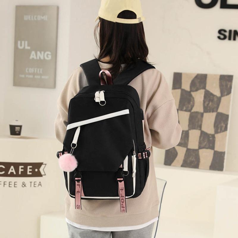 Новый стиль, красивая школьная сумка для подростков, милый школьный рюкзак из нейлоновой ткани для девочек, большая емкость, защита от брызг
