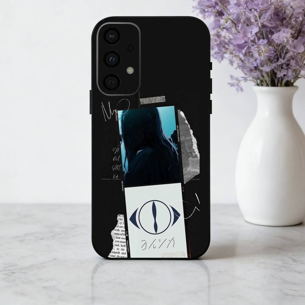 M-MUSIC Y-YorushikaS A-ART phone Case For Samsung Galaxy A73,A72,A71,A70,A53,A52,A51,Others Soft Black Shell