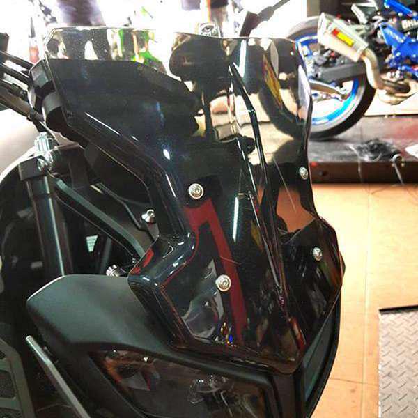 Черный дефлектор ветрового стекла для Yamaha MT-09 2017-2019