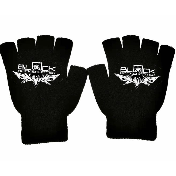 Наруто Саске Какаши Аниме Онлайн Игра Периферийные Перчатки Полупальцевые Хлопок Теплые Осенние и Зимние Студенты