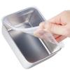 Stainless Steel Refrigerator Food Storage Box With Plastic Lid Fresh-Keeping Box Prepare Food Freshness Preservation Picnic Box
