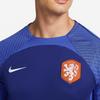 Nike Мужская футболка с принтом логотипа, круглый вырез, синяя DH6446-455