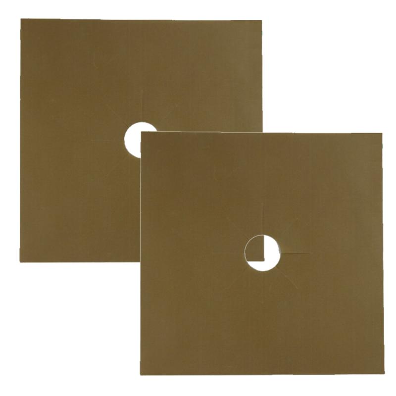 2/4 шт. многоразовые защитные чехлы для газовой плиты алюминиевая фольга защитная крышка для газовой плиты домашняя кухонная плита чистящая защитная накладка