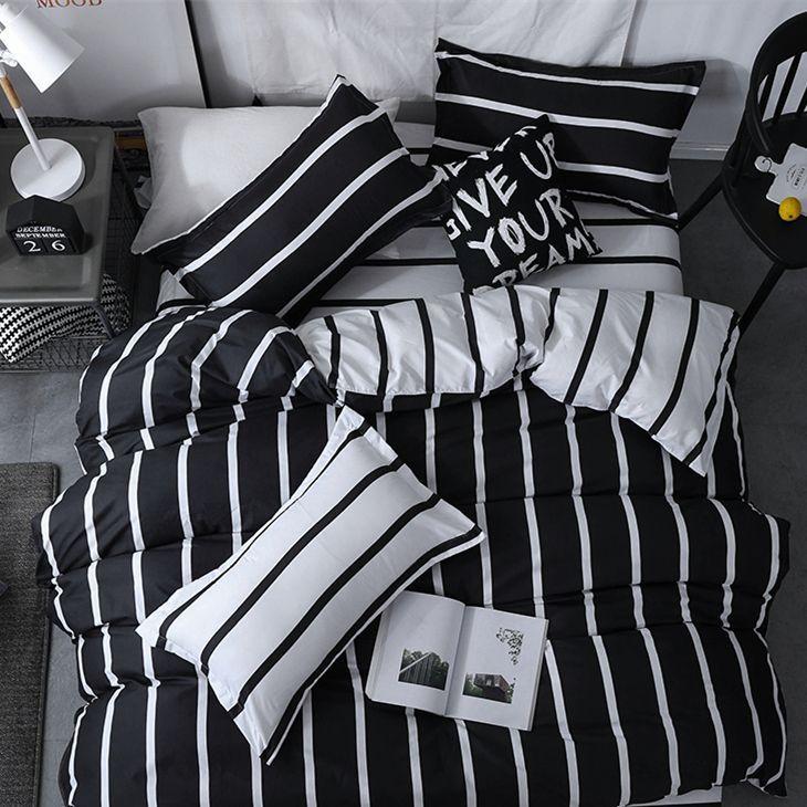 Мультяшный комплект из четырех предметов, пододеяльник, простыня, принадлежности для общежития, комплект из трех предметов для одной двуспальной кровати