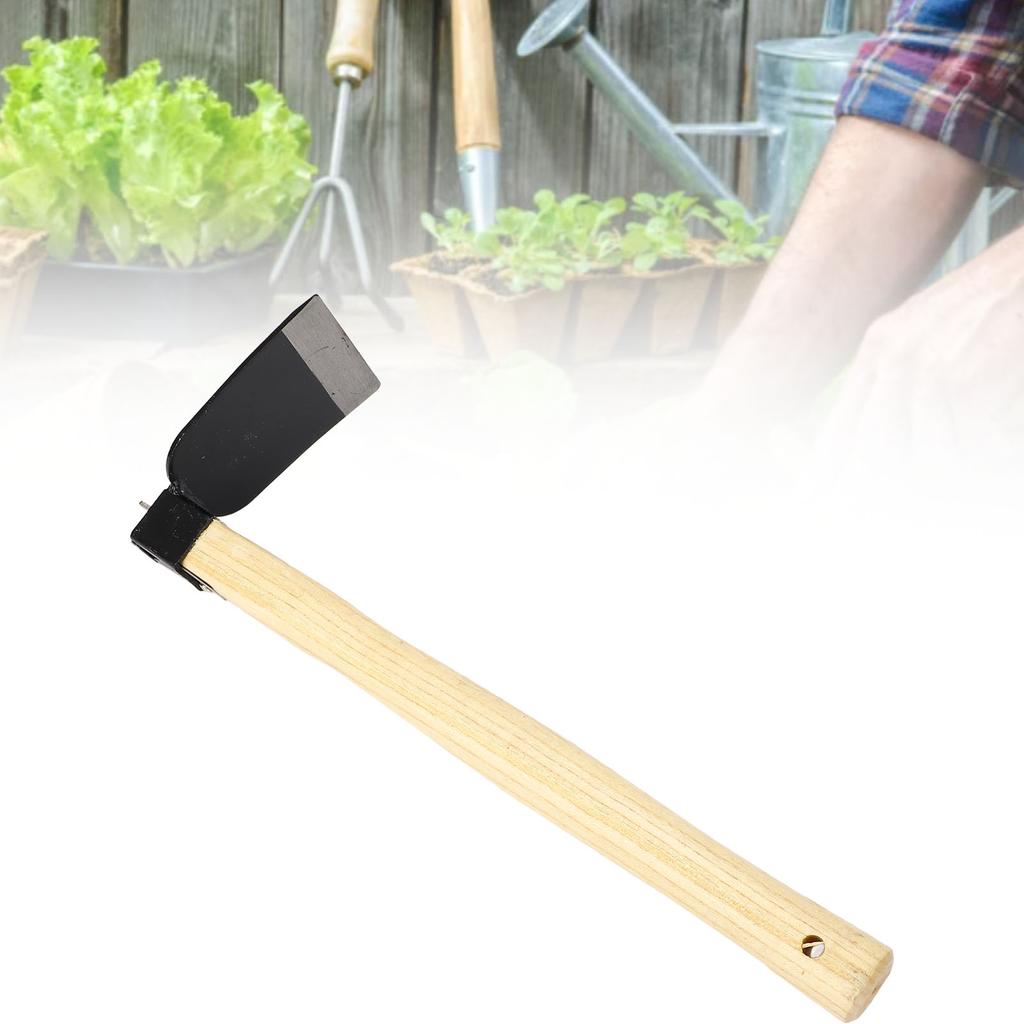 Ручная мотыга эргономичная деревянная ручка из углеродистой стали легкая садовая прополочная ручная мотыга для дома