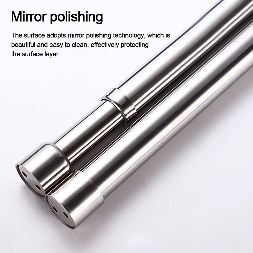 Регулируемые выдвижные палки из нержавеющей стали для вешалок, для домашнего гардероба