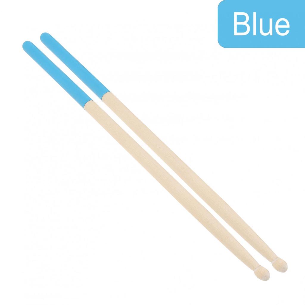 2pcs 7A Drum Sticks Non Slip Multiple Color Maple Musical Instruments Drumsticks Wood Drum Stick for Kids Students / Beginners