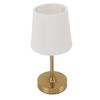 Cordless LED Table Lamp Touch Control Stepless Dimmable E12 Rechargeable Bedside Table Lamp for Nightstand Living Room